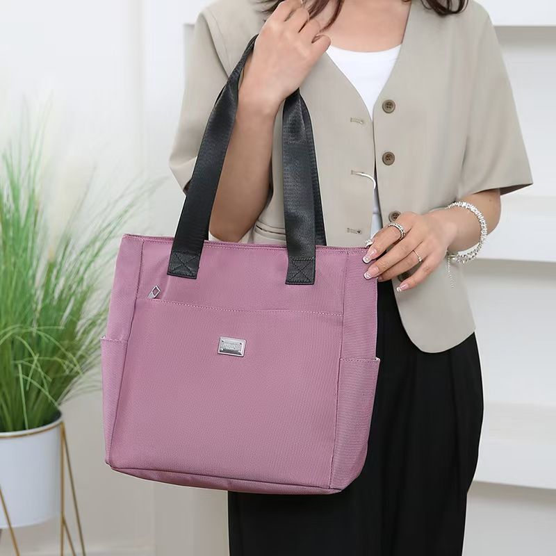2025 New Mother Bag Female Bag Nylon Shoulder Bag Fashion Large Capacity Handbag Oxford Butot Bag Wholesale Network Quality First Price Lowest