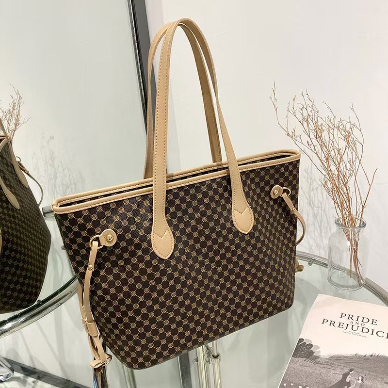 Ladies Tote Bag 2024Women Handbags Fashion Simple Mommy Bag Western Fashion Trend Shopping Bag All Network Quality First Service First Price Lowest