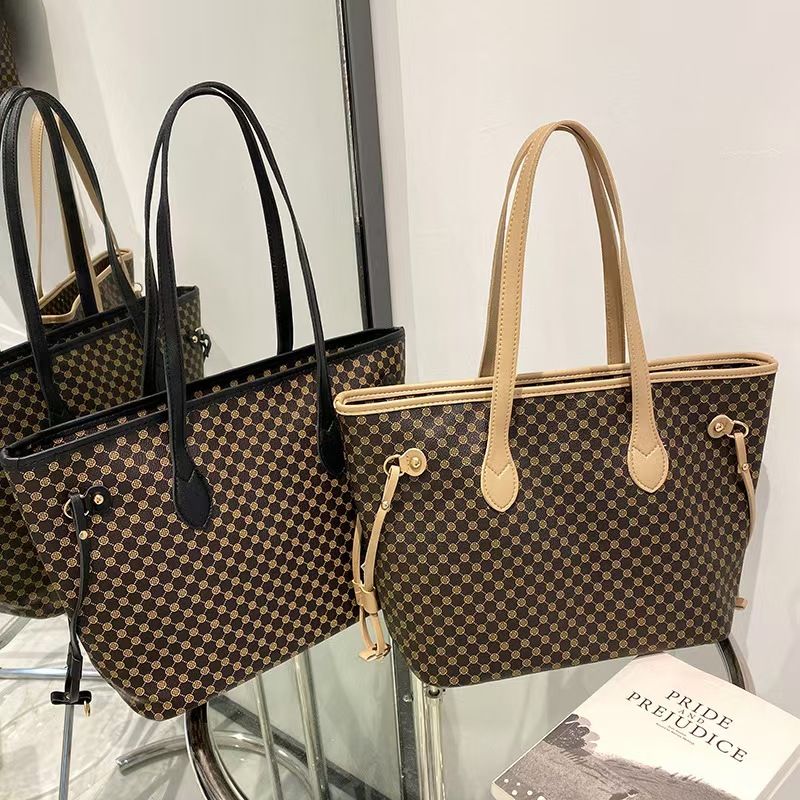 Ladies Tote Bag 2024Women Handbags Fashion Simple Mommy Bag Western Fashion Trend Shopping Bag All Network Quality First Service First Price Lowest