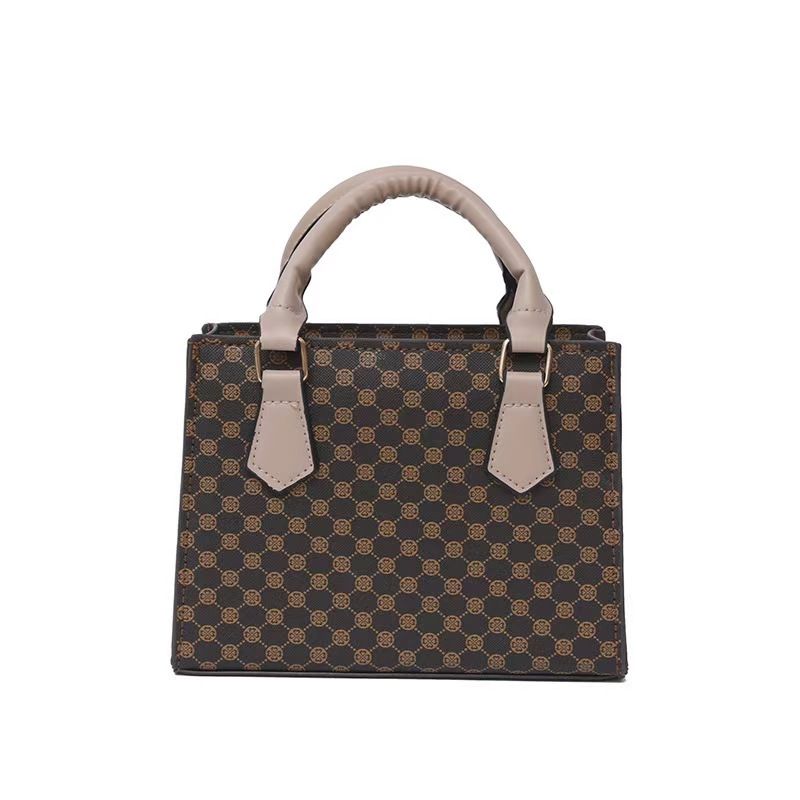 Vintage Print Bag Female All-match Advanced Sense Tote Bag 2025 New Fashion Temperament Female Bag Korean Version Handbag Whole Network Quality First Service First Price Lowest