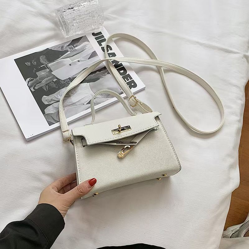 Cross-border Small Bag Women 2025 New Trend Women's Bag Kelly Bag Korean Version Shoulder Bag Fashion Hand Crossbody Bag The Whole Network Quality First Price Lowest