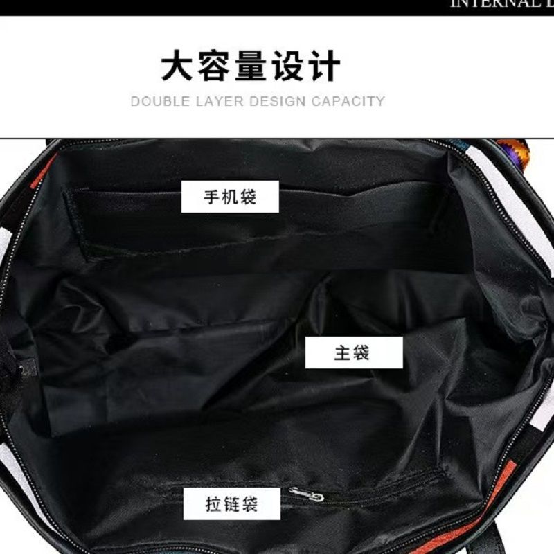 2025 New Women's Bag Color Contrast Tote Bag Simple Plaid Single Shoulder Bag Large Capacity Commuter Leisure Handbag Whole Network Quality First Service First Price Lowest