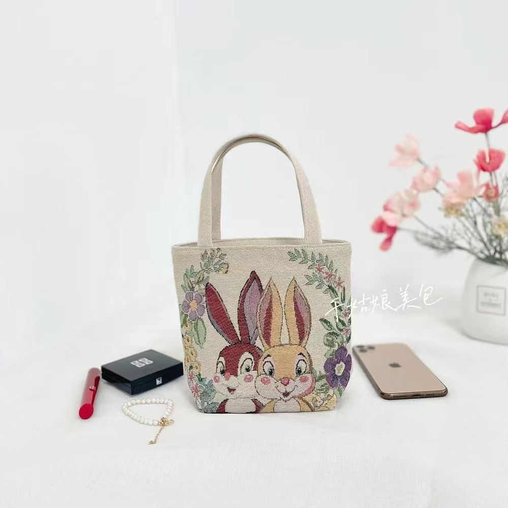 2024 Explosive Handbag Change Double-sided Handbag Embroidery Mobile Phone Bag To Go To Work New Convenient Handbag Network Quality First Service First Price Lowest