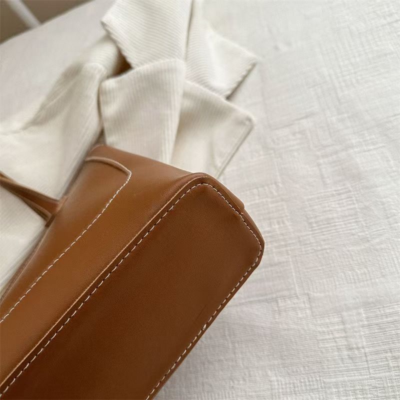 Large Bag Women's Large Capacity Bag New High-end Sense Niche Shoulder Bag College Students Commuting Tote Bag Whole Network Quality First Service First Price Lowest