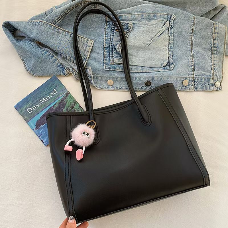 Atmospheric Commuter Texture Handbag  Autumn And Winter New All-in-one Korean Version Single Shoulder Underarm Bag Temperament Tote Bag Whole Network Quality First Service First Price Lowest