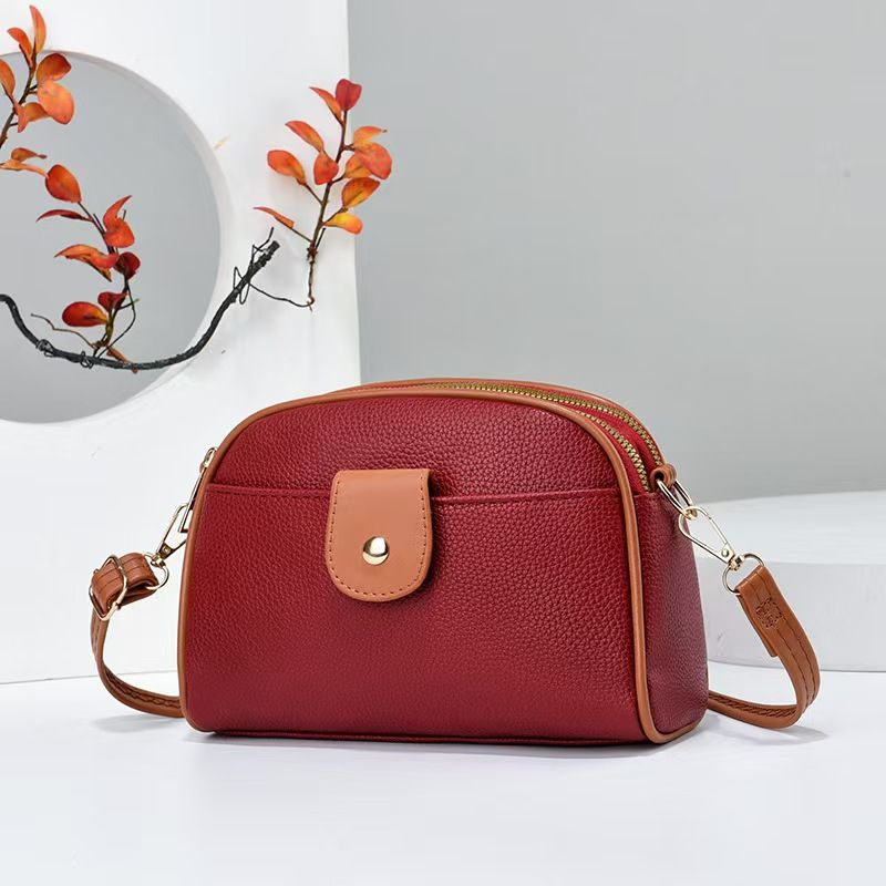 2025 New Fashion Guangzhou Shiling Bags Cross-border Bag Crossbody Bag Women's Texture Single Shoulder All Match Mobile Phone Bag The Whole Network Quality First Service First Price First