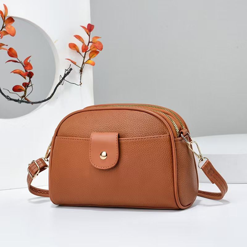 2025 New Fashion Guangzhou Shiling Bags Cross-border Bag Crossbody Bag Women's Texture Single Shoulder All Match Mobile Phone Bag The Whole Network Quality First Service First Price First