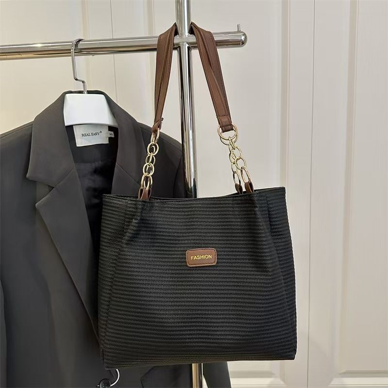 2025 New Model Large Capacity Casual Tote Bag - Student School Commute Backpack  Canvas Bag With Fashionable Texture  Stylish Large Commute Bag  The Best Quality And Service On The Whole Internet