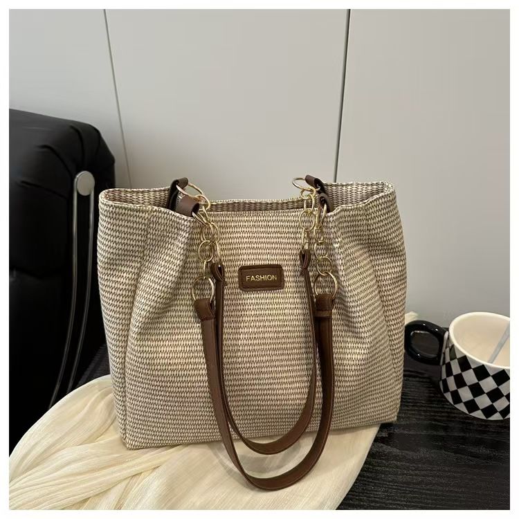 2025 New Model Large Capacity Casual Tote Bag - Student School Commute Backpack  Canvas Bag With Fashionable Texture  Stylish Large Commute Bag  The Best Quality And Service On The Whole Internet