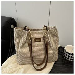 2025 New Model Large Capacity Casual Tote Bag - Student School Commute Backpack  Canvas Bag With Fashionable Texture  Stylish Large Commute Bag  The Best Quality And Service On The Whole Internet