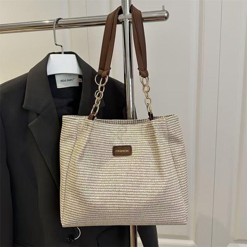 2025 New Model Large Capacity Casual Tote Bag - Student School Commute Backpack  Canvas Bag With Fashionable Texture  Stylish Large Commute Bag  The Best Quality And Service On The Whole Internet