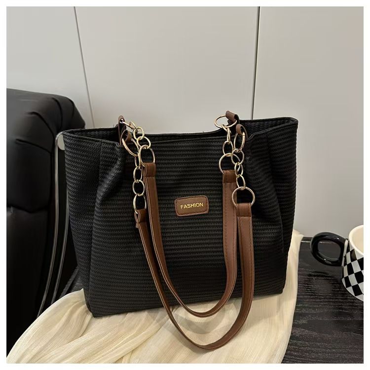 2025 New Model Large Capacity Casual Tote Bag - Student School Commute Backpack  Canvas Bag With Fashionable Texture  Stylish Large Commute Bag  The Best Quality And Service On The Whole Internet