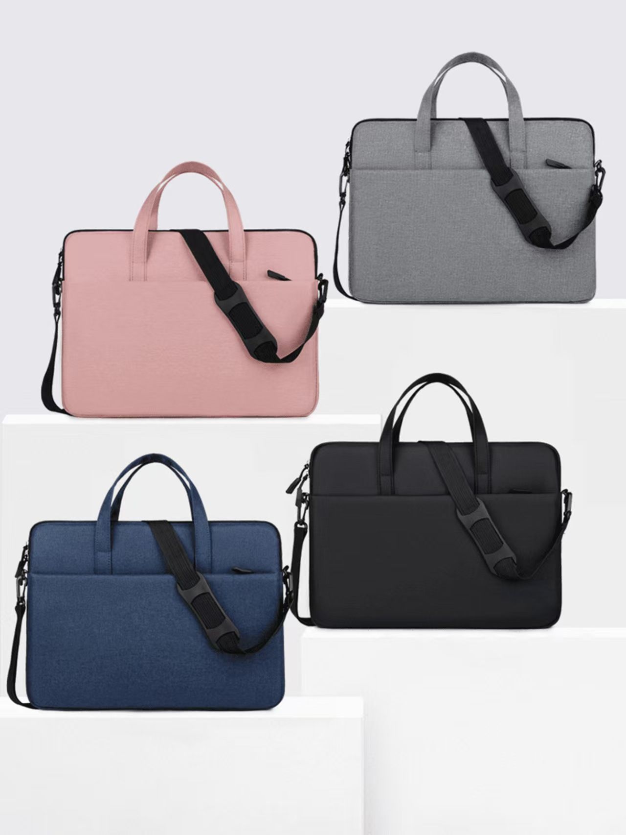 New Business Notebook Simple Solid Color Large Capacity Thickened Computer Bag Laptop Bag The Best Quality Across The Entire Network And The Best Service