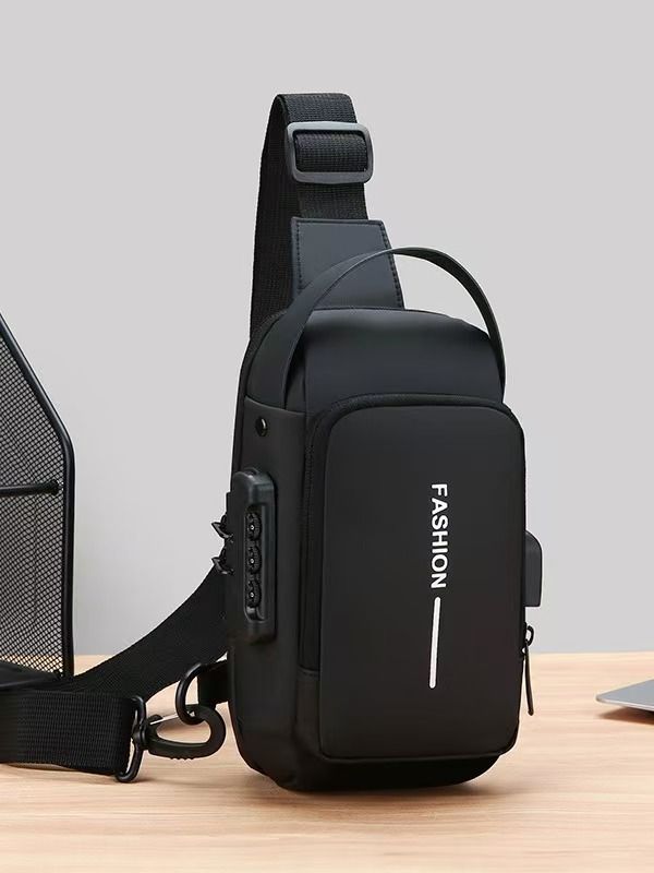 Cross-border new style slouch bag men's motorcycle bag chest bag high-end feeling, anti-theft single shoulder bag fashionable cycling men's outdoor quality first in the whole network