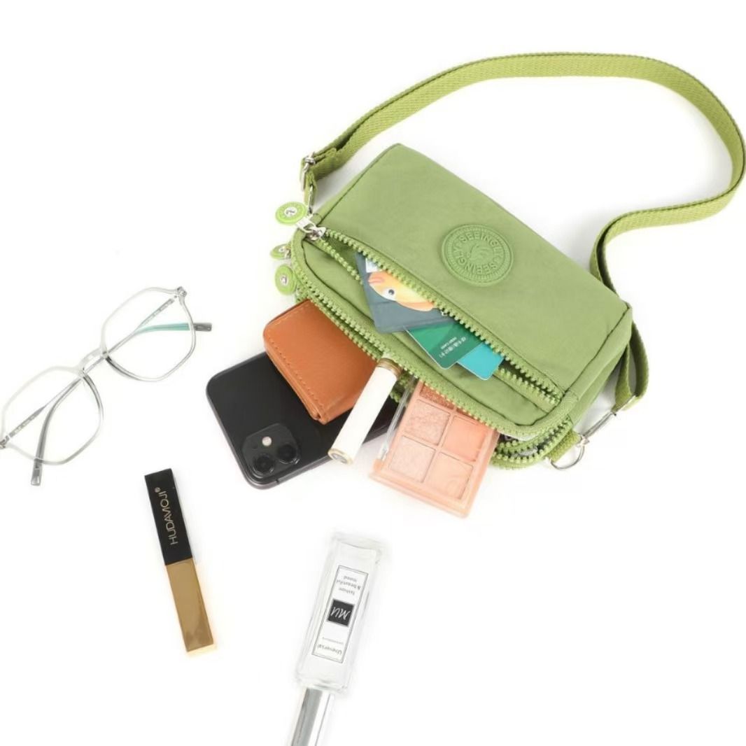 Crossbody Phone Bag - New Lightweight Long-style Wallet For Women, Made Of Nylon, For Cross-body Use. The Price Of This Product Is The Lowest Across The Entire Network