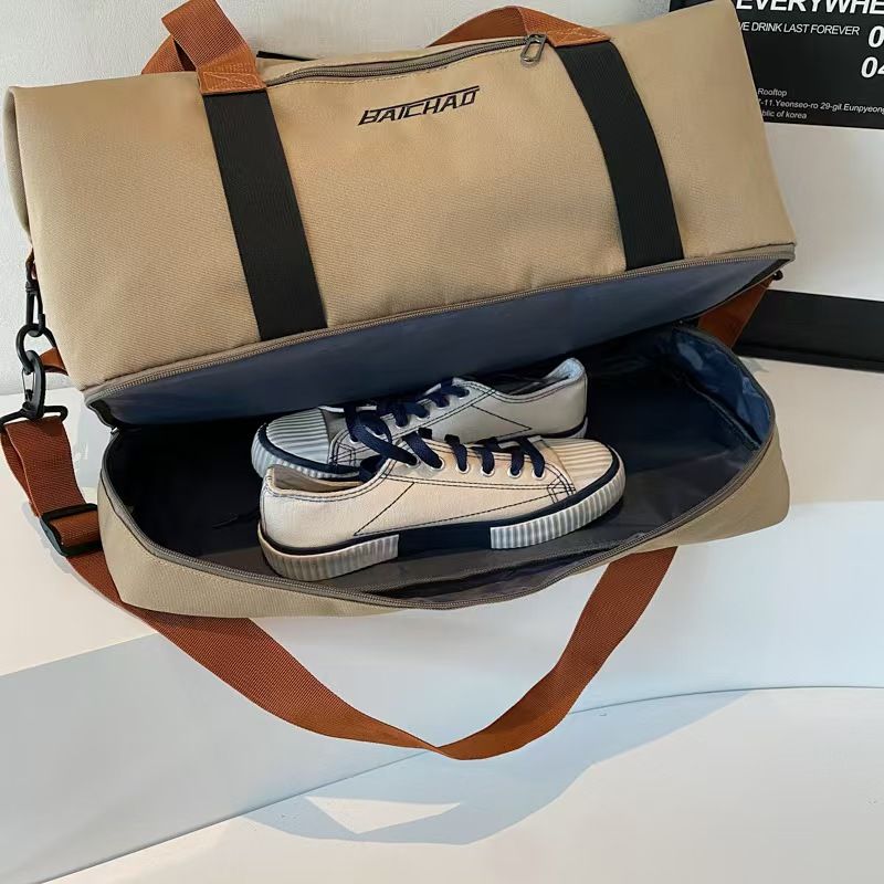 New Yoga Fitness Bag - Short-distance Business Trip Large-Capacity Luggage Storage Bag - Waterproof Independent Shoe Compartment - travel Bag - Top Quality Nationwide