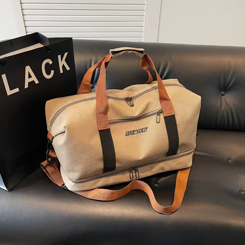 New Yoga Fitness Bag - Short-distance Business Trip Large-Capacity Luggage Storage Bag - Waterproof Independent Shoe Compartment - travel Bag - Top Quality Nationwide