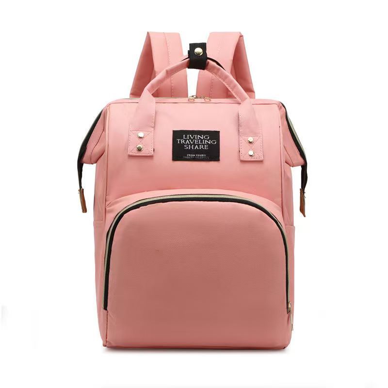 Mama Bag Double-Shoulder Backpack - Lightweight, Large Capacity, Fashionable Handbag, Multi-functional Mama Bag, Schoolbag, Maternity and Baby Milk Powder Bag - Top Quality Worldwide