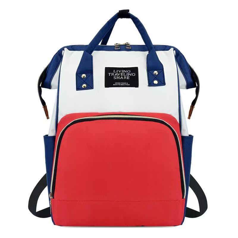 Mama Bag Double-Shoulder Backpack - Lightweight, Large Capacity, Fashionable Handbag, Multi-functional Mama Bag, Schoolbag, Maternity and Baby Milk Powder Bag - Top Quality Worldwide
