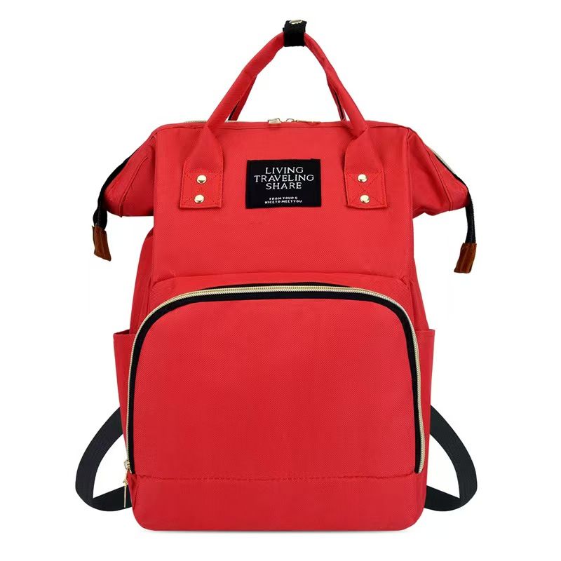 Mama Bag Double-Shoulder Backpack - Lightweight, Large Capacity, Fashionable Handbag, Multi-functional Mama Bag, Schoolbag, Maternity and Baby Milk Powder Bag - Top Quality Worldwide