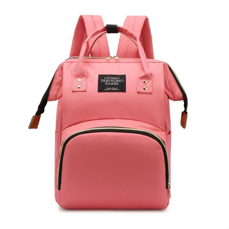 Mama Bag Double-Shoulder Backpack - Lightweight, Large Capacity, Fashionable Handbag, Multi-functional Mama Bag, Schoolbag, Maternity and Baby Milk Powder Bag - Top Quality Worldwide
