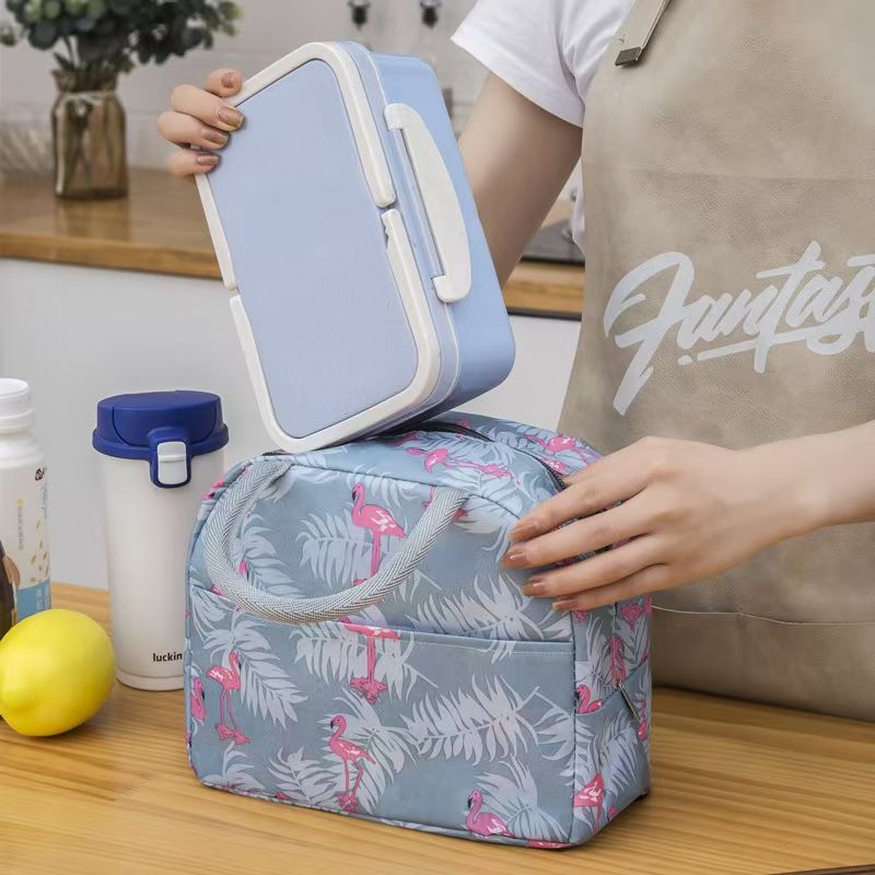 Fashion Handbags Lunch Box Portable Insulated Canvas Lunch Bag Thermal Food Picnic Lunch Bags For Women Kid The highest quality across the entire network