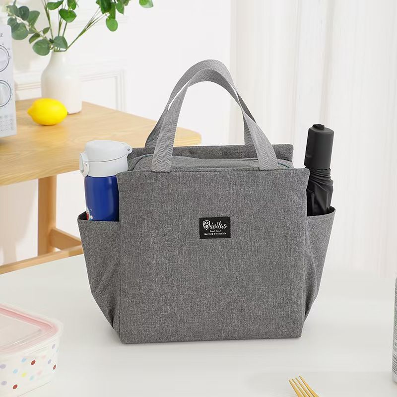 Large-capacity Oxford Cloth Lunch Box Bag - Perfect For Office Workers To Carry Lunch, Simple And Portable Lunch Box, Convenient For Taking To Work. The Best Quality Lunch Bag Available Online.