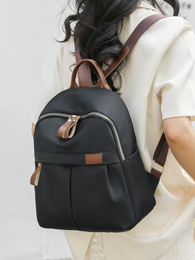 Double Shoulder Bag - New 2025 Style Trendy Travel Nylon Fabric Small Backpack For Women, Versatile And Fashionable Canvas Small Bag For Carrying Books And Bags.