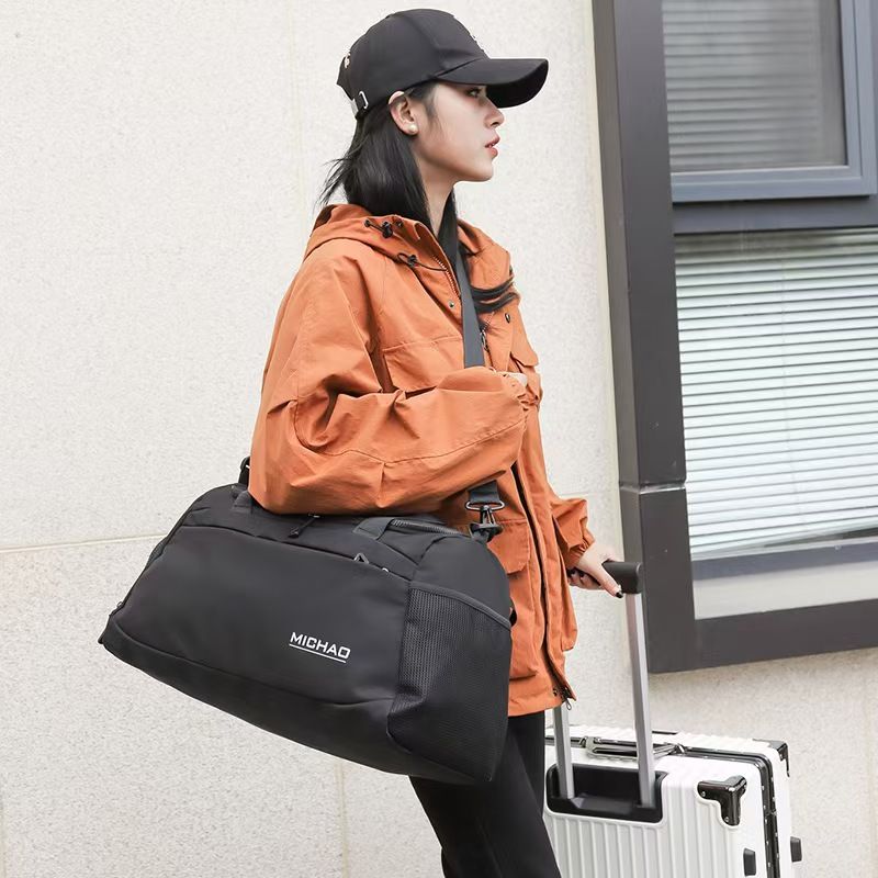 Fitness Bag - Separate Dry And Wet Storage Training Sports Bag - Hand-held Luggage Bag For Short Trips - Large Capacity Bag For Men And Women - Top Quality Nationwide