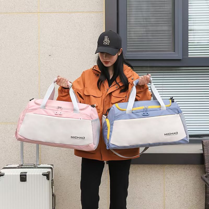 Fitness Bag - Separate Dry And Wet Storage Training Sports Bag - Hand-held Luggage Bag For Short Trips - Large Capacity Bag For Men And Women - Top Quality Nationwide