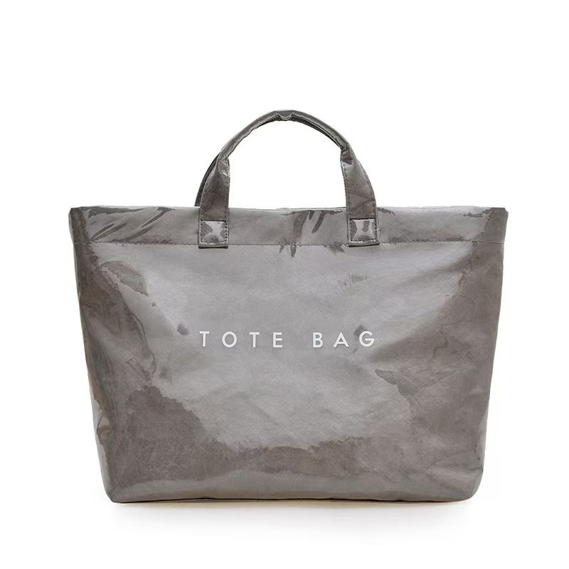 Fashionally Stylish Durable Paper Women's Bag - New Trendy Casual Commuting Handbag With Large Capacity Versatile And Fashionable Tote Bag