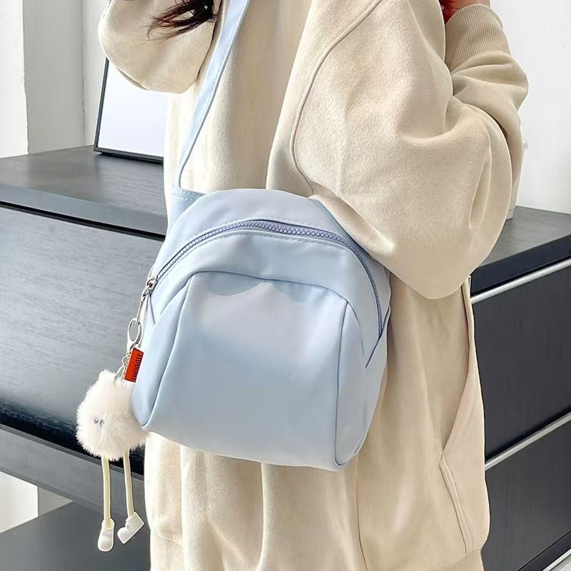 New Style Women's Bag - Japanese-Style Casual Crossbody Bag Fresh And Light Suitable For Students Simple And Elegant Single-Shoulder Bag Fashionable Small Bag Trendy Women's Bag