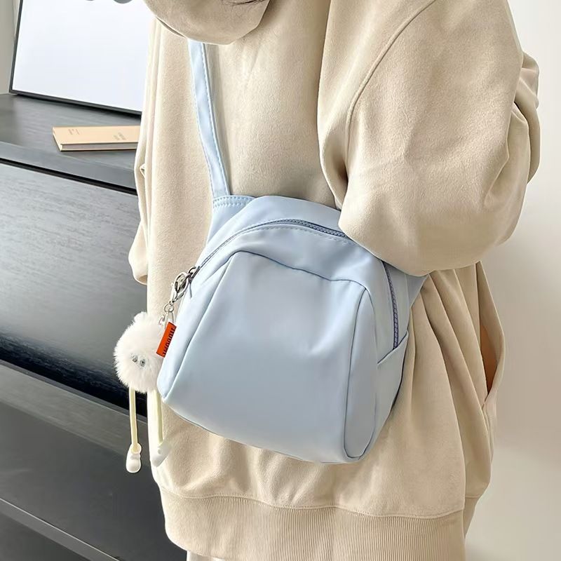 New Style Women's Bag - Japanese-Style Casual Crossbody Bag Fresh And Light Suitable For Students Simple And Elegant Single-Shoulder Bag Fashionable Small Bag Trendy Women's Bag