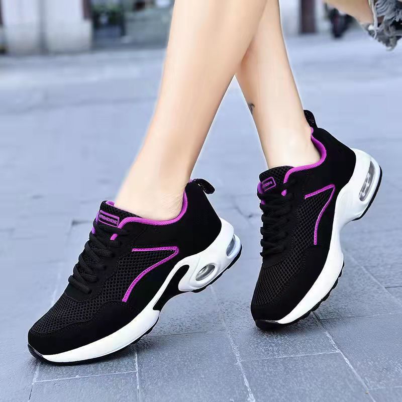New Arrival Women Breathable Running Shoes Fashion Sneakers Breathable Lightweight  Casual Shoes For Lady Sport Shoes