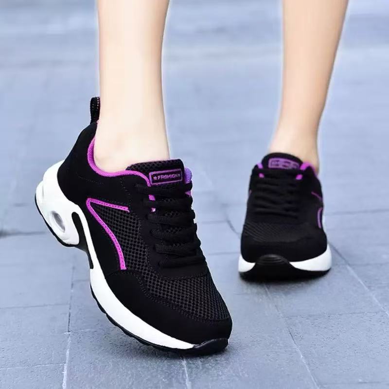 New Arrival Women Breathable Running Shoes Fashion Sneakers Breathable Lightweight  Casual Shoes For Lady Sport Shoes