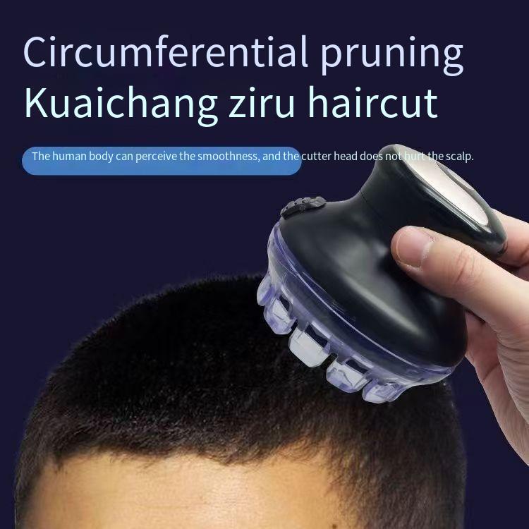 Electric hair clipper UFO flying saucer self-care fully automatic men's electric hair clipper shaving hair bald rotating blade reasoning