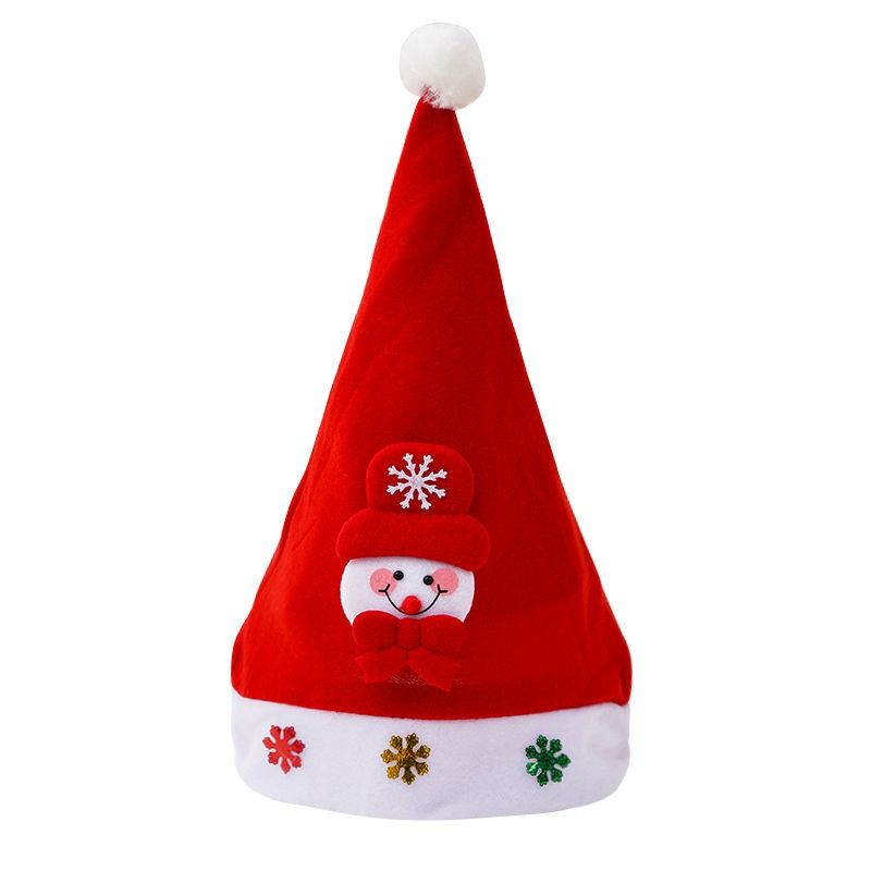 Children Christmas hats Christmas decorations luminous adult Santa Claus hats Christmas gifts small gifts wholesale