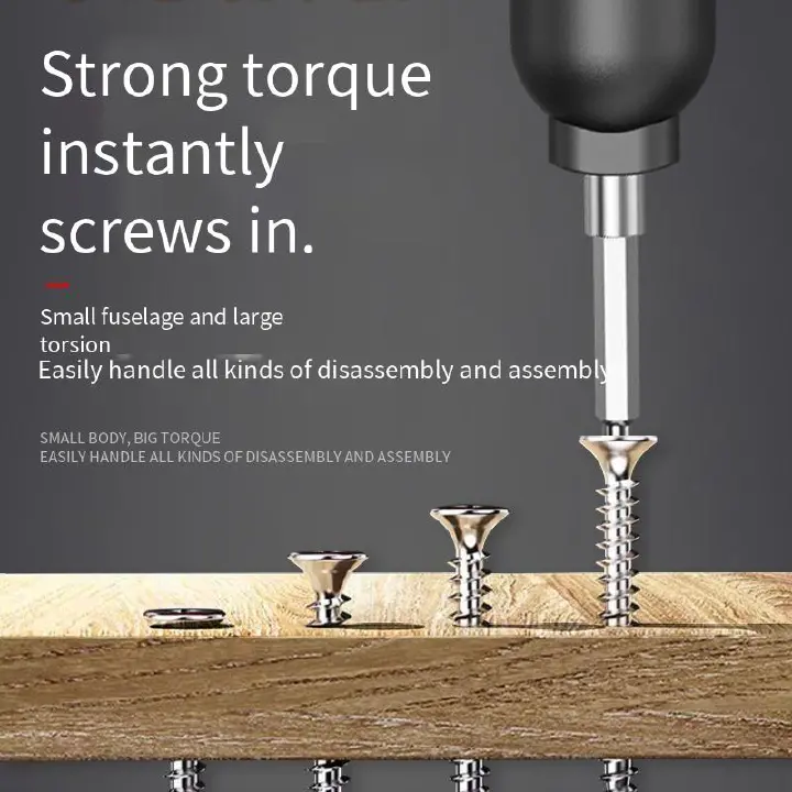 Electric screwdriver rechargeable household small electric screwdriver Hand Tools mini automatic screwdriver tools