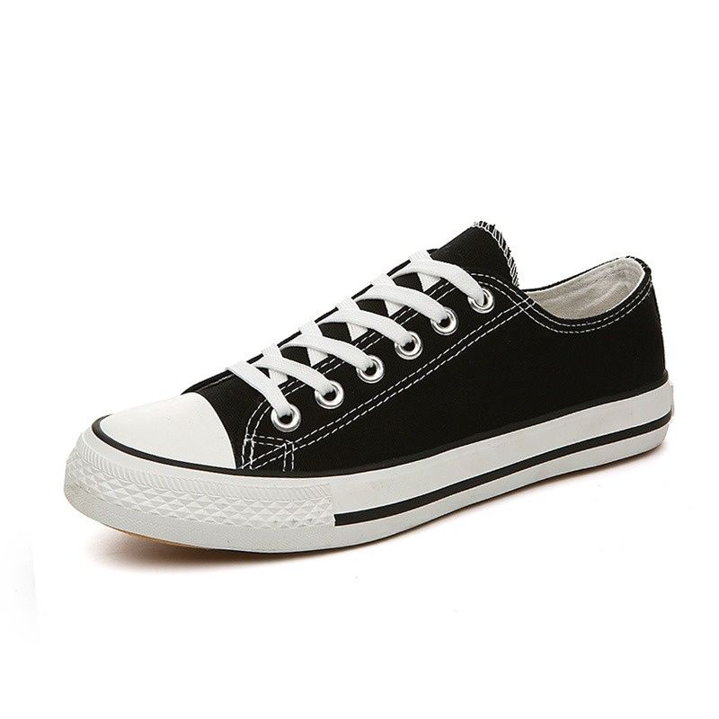 Low-top canvas shoes, men's trendy shoes, couples, Korean casual cloth shoes, spring and autumn new student shoes, plus size