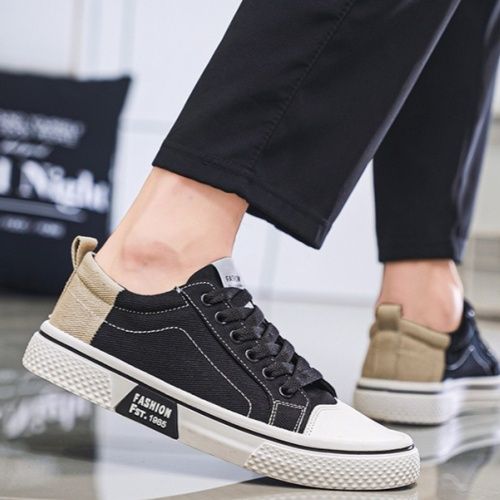 Men's new breathable and versatile skateboard shoes, men's soft soles, casual sports, trendy fashion espadrilles