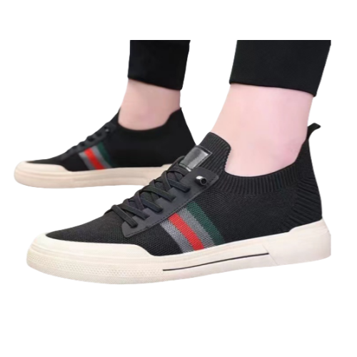 Men's shoes spring and autumn new men's breathable mesh panel shoes, lazy slip-on labor protection work shoes, casual canvas shoes