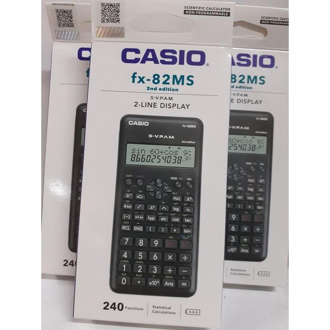 Casio fx-82MS 2nd edition With three key advantages, for KCSE CBE Syllabus