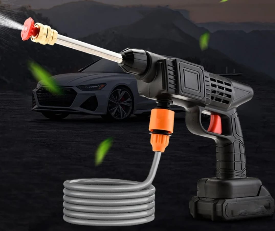 Car washing machine high pressure water gun household and commercial high pressure car washing machine wireless with two 48v lithium battery commercial high pressure water gun