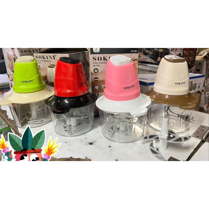 Sokany Electric Multi-functional Food Processor - Meat Vegetable Chopper 2L