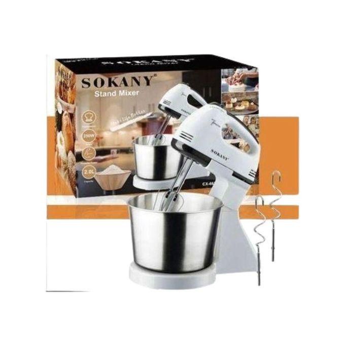 Sokany Electric Stand Mixer With Stainless Steel Bowl For Eggs/Cake/Dough/baking