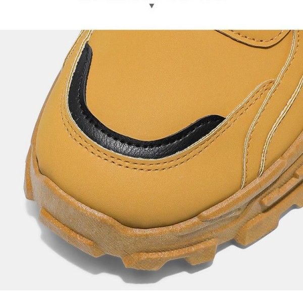 Men's Non-Slip And Wear Resistant Thick Sole Everyday High Top Martens Boots