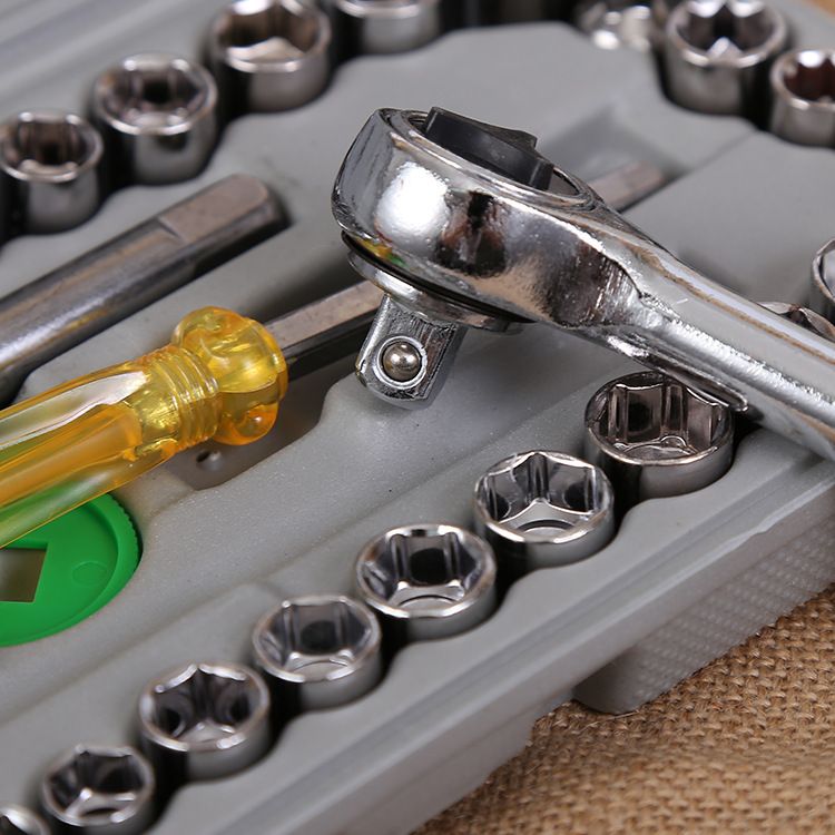 Household 40in1 set of  toolbox Manual combination maintenance tool set Tool Organizers Hand Tools Wrench