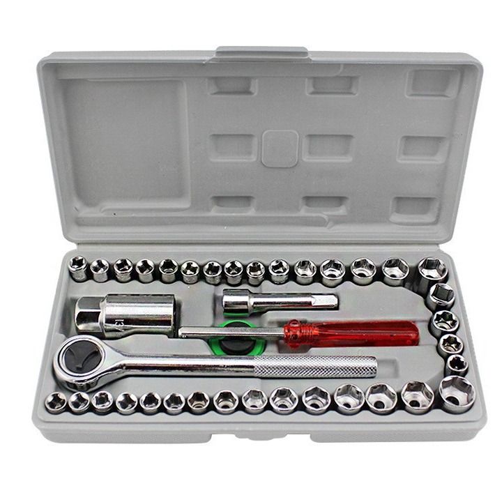 Household 40in1 set of  toolbox Manual combination maintenance tool set Tool Organizers Hand Tools Wrench