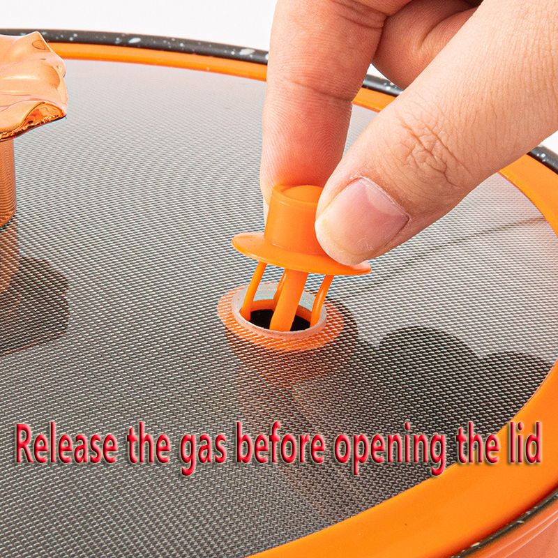 6L/8L Pumpkin Micro pressure cooker Hotpots  Cookware pots  for Gas Stove , Electromagnetic furnace Explosion Proof Pressure Canner with Sliding handle Fast Cooking Cookware