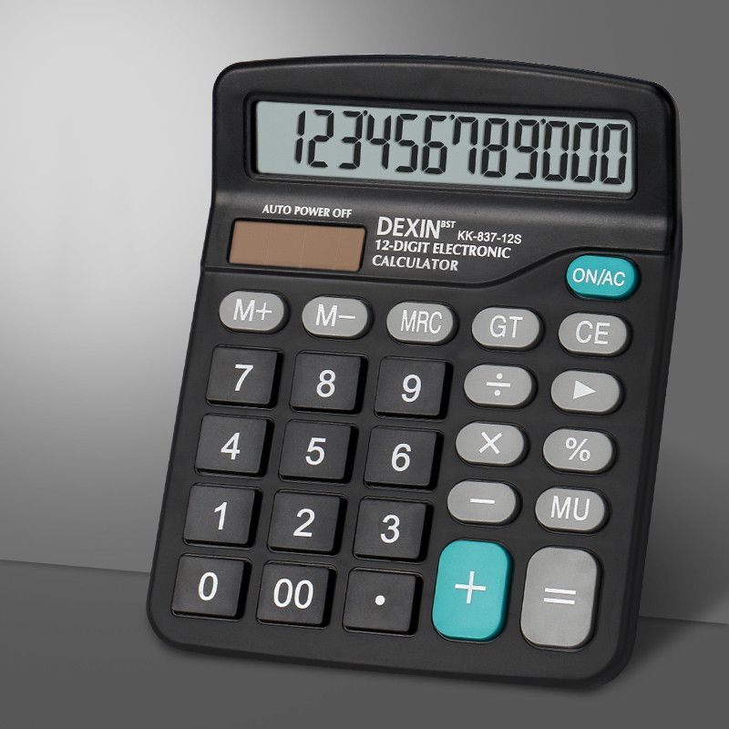 Solar Electronic Calculator Dual Power Supply Calculator for Home Office School Financial Accounting Tools